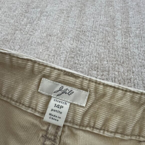 J. Jill Corduroy Cotton Stretch Pants 14 Petite - Picture 2 of 12